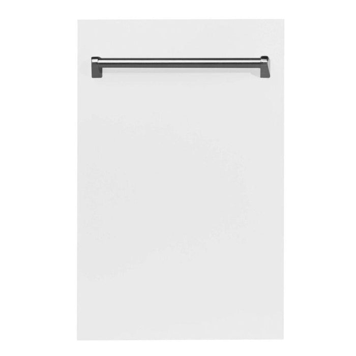 ZLINE 18 in. Dishwasher Panel with Traditional Handle (DP-18) White Matte