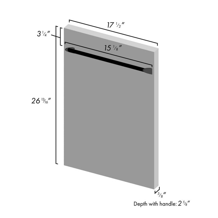 ZLINE 18 in. Dishwasher Panel with Traditional Handle (DP-18)