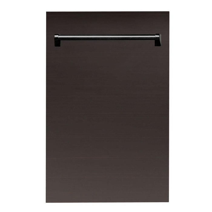 ZLINE 18 in. Dishwasher Panel with Traditional Handle (DP-18) Oil Rubbed Bronze