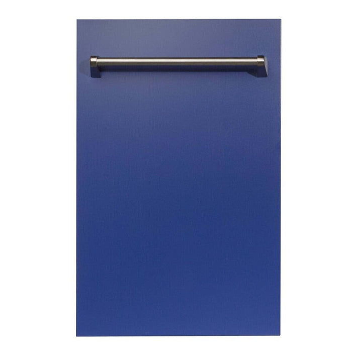 ZLINE 18 in. Dishwasher Panel with Traditional Handle (DP-18) Blue Matte