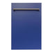 ZLINE 18 in. Dishwasher Panel with Traditional Handle (DP-18) Blue Matte