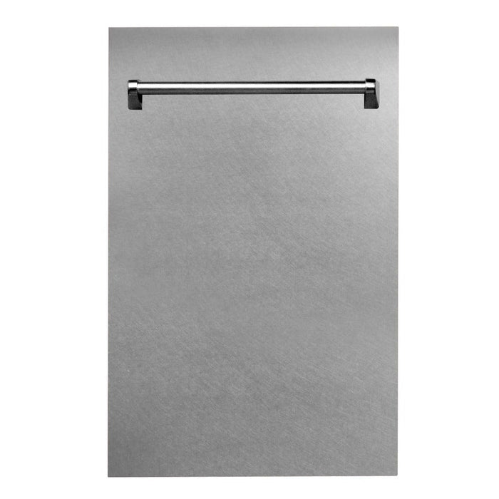 ZLINE 18 in. Dishwasher Panel with Traditional Handle (DP-18) DuraSnow® Stainless Steel