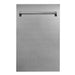 ZLINE 18 in. Dishwasher Panel with Traditional Handle (DP-18) DuraSnow® Stainless Steel