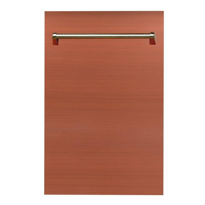 ZLINE 18 in. Dishwasher Panel with Traditional Handle (DP-18) Copper