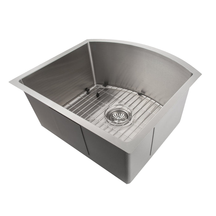 ZLINE 22 in. Telluride Undermount Single Bowl Stainless Steel Kitchen Sink with Bottom Grid, SCS-22