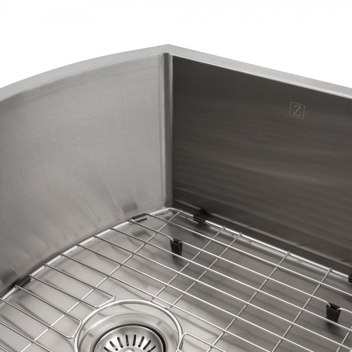 ZLINE Telluride 22 in. Undermount Single Bowl Stainless Steel Kitchen Sink with Bottom Grid (SCS-22)