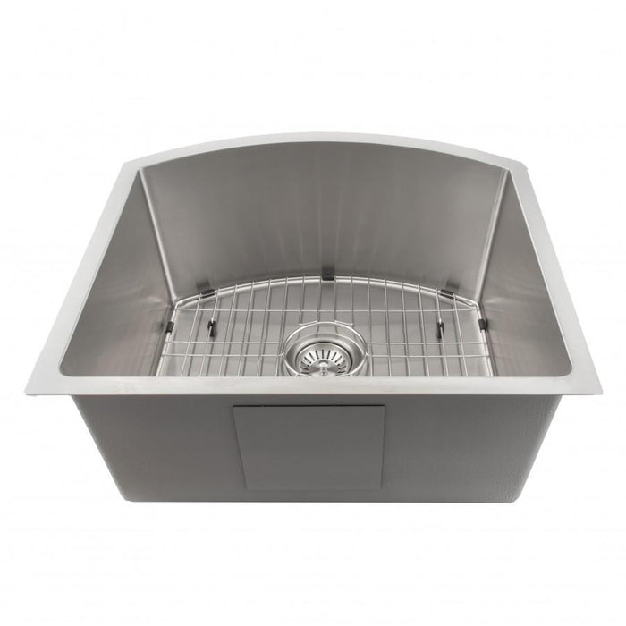 ZLINE 22 in. Telluride Undermount Single Bowl Stainless Steel Kitchen Sink with Bottom Grid, SCS-22