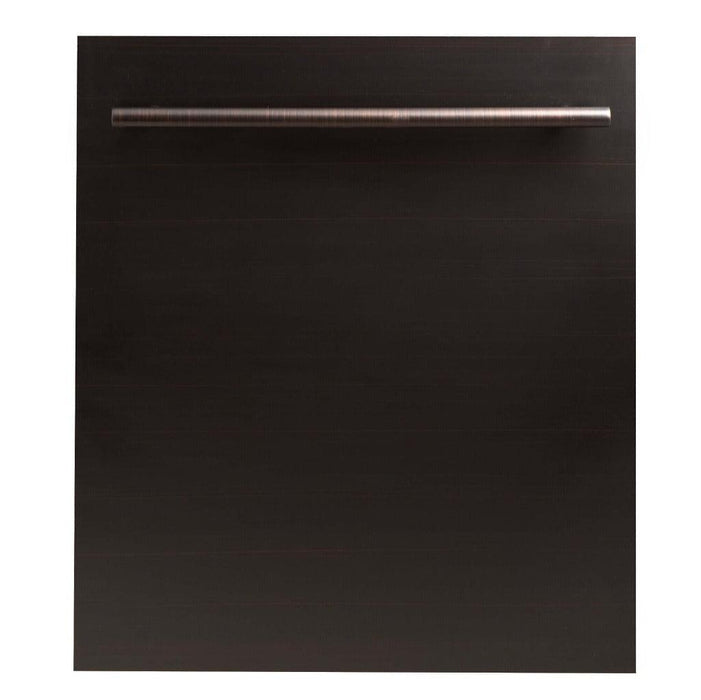 ZLINE 24 in. Dishwasher Panel with Modern Handle (DP-24) Oil Rubbed Bronze