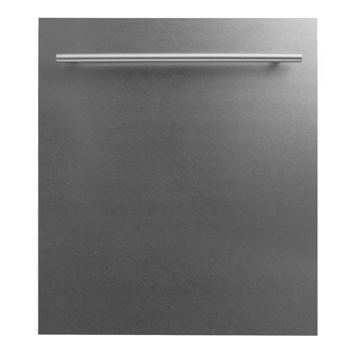 ZLINE 24 in. Dishwasher Panel with Modern Handle (DP-24) DuraSnow® Stainless Steel