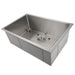 ZLINE 27 in. Meribel Undermount Single Bowl Kitchen Sink with Bottom Grid (SRS-27) Stainless Steel