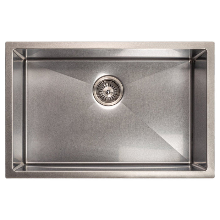 ZLINE 27 in. Meribel Undermount Single Bowl Kitchen Sink with Bottom Grid (SRS-27)