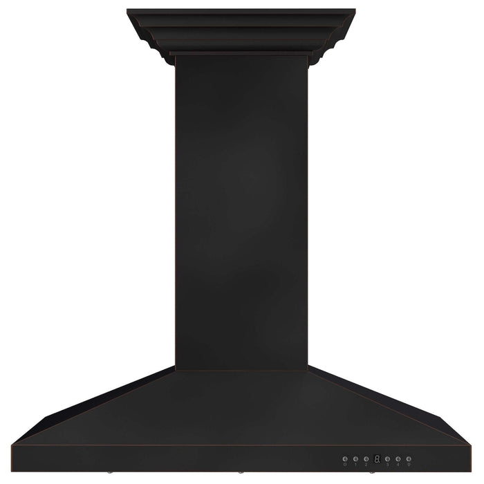 ZLINE 36 in. Designer Series Oil-Rubbed Bronze Island Mount Range Hood (8KL3iB-36)