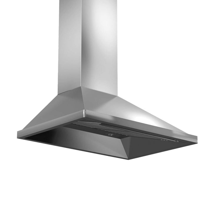 ZLINE 36 in. Professional Convertible Vent Wall Mount Range Hood in Stainless Steel (696-36)