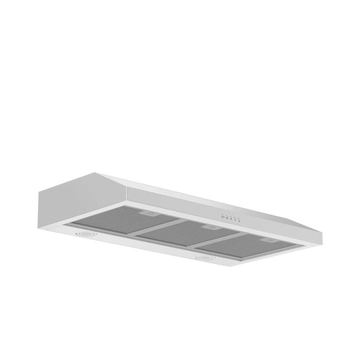 ZLINE 30 in. 280 CFM Ducted Under Cabinet Range Hood in Stainless Steel - Hardwired Power (615-30)