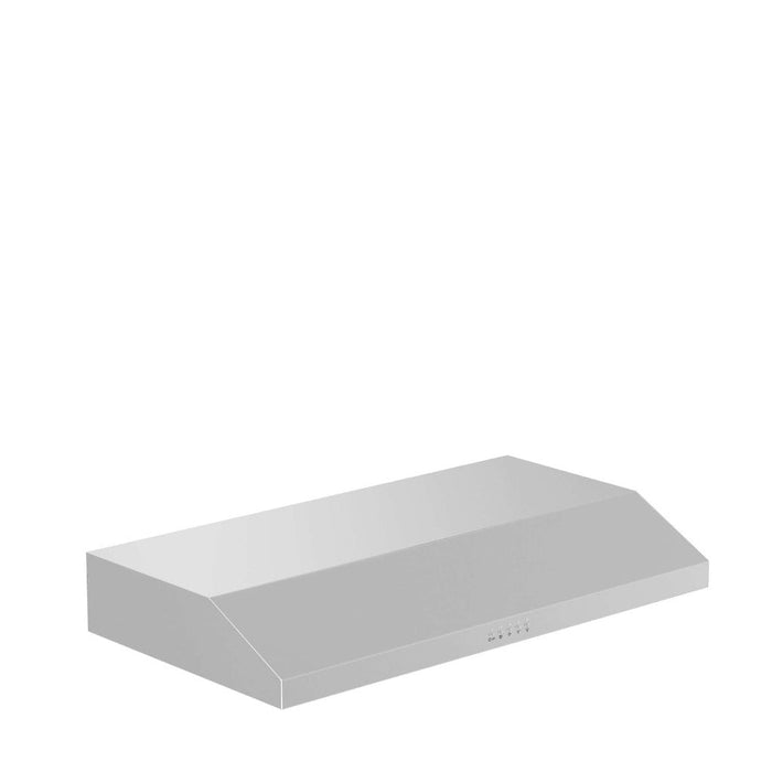 ZLINE 30 in. 280 CFM Ducted Under Cabinet Range Hood in Stainless Steel - Hardwired Power (615-30)