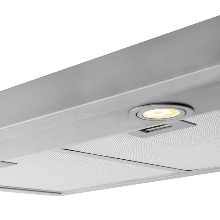 ZLINE 30 in. 400 CFM Ducted Under Cabinet Range Hood in Stainless Steel - Hardwired Power (617-30)