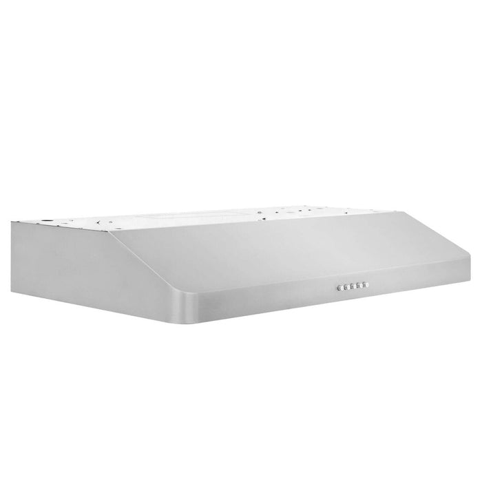 ZLINE 30 in. 400 CFM Ducted Under Cabinet Range Hood in Stainless Steel - Hardwired Power (617-30)