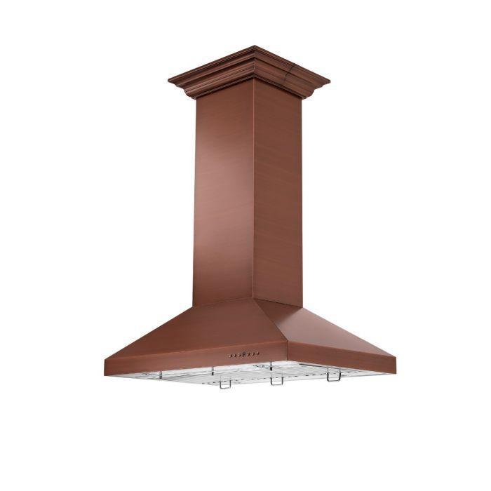 ZLINE 36 in. Copper Island Range Hood 8KL3iC-36