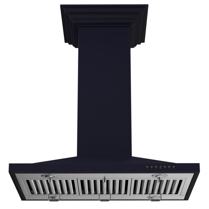 ZLINE Designer Series Oil-Rubbed Bronze Island Mount Range Hood (8GL2Bi)