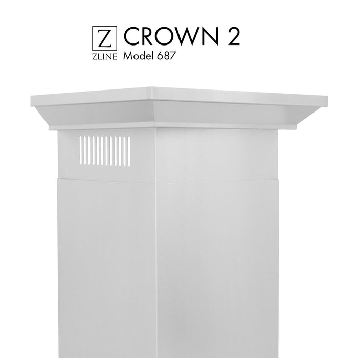 ZLINE Crown Molding 2 For Wall Range Hoods (CM2-687)