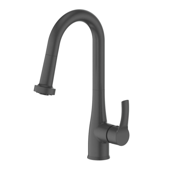 ZLINE Dali Pull Down Single Handle Kitchen Faucet in Matte Black (DAL-KF-MB)