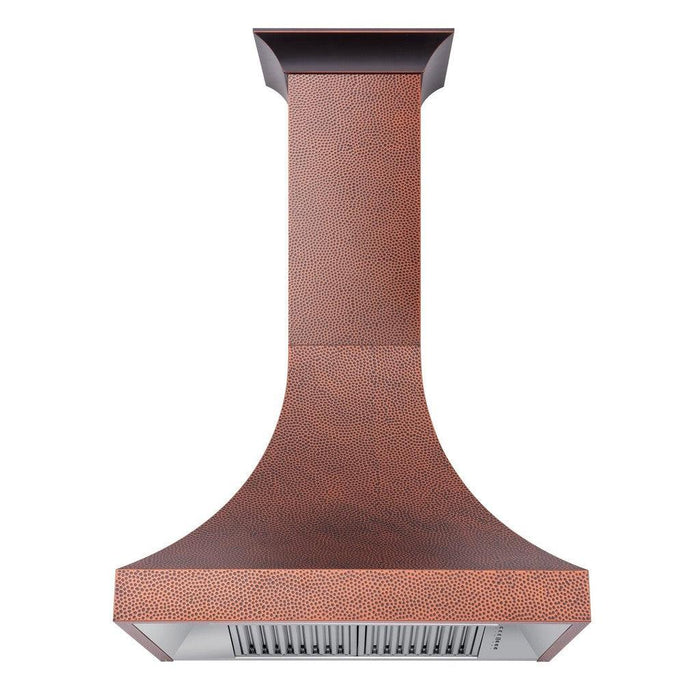 ZLINE Designer Series Hand-Hammered Copper Finish Wall Range Hood (8632H)