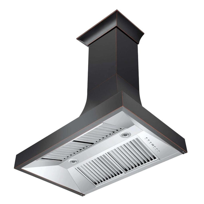 ZLINE Designer Series Oil-Rubbed Bronze Wall Range Hood (8632B)