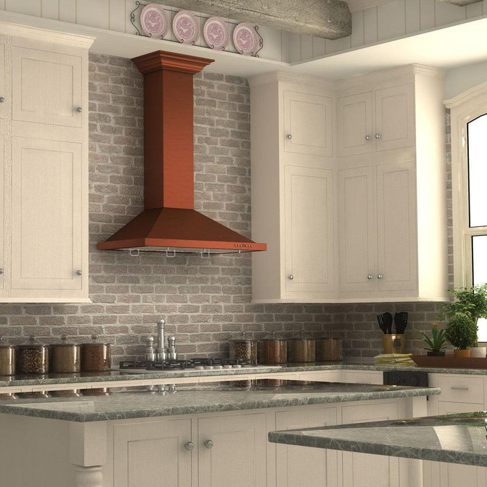 ZLINE Designer Series 7-Layer Copper Wall Mount Range Hood (8KBC)