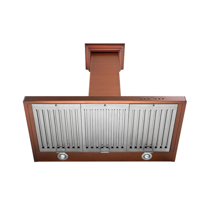 ZLINE Designer Series 7-Layer Copper Wall Mount Range Hood (8KBC)