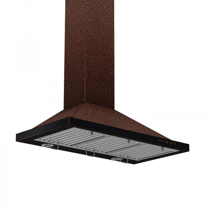 ZLINE Designer Series Embossed Copper Wall Mount Range Hood (8KBE)