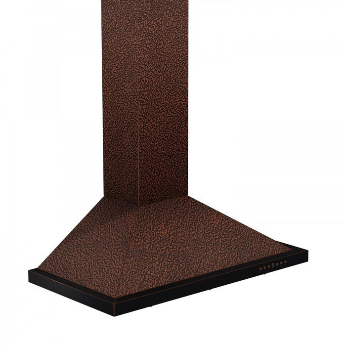 ZLINE Designer Series Embossed Copper Wall Mount Range Hood (8KBE)