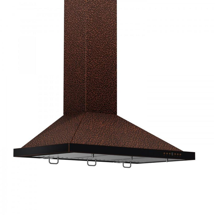 ZLINE Designer Series Embossed Copper Wall Mount Range Hood (8KBE) 36 inch