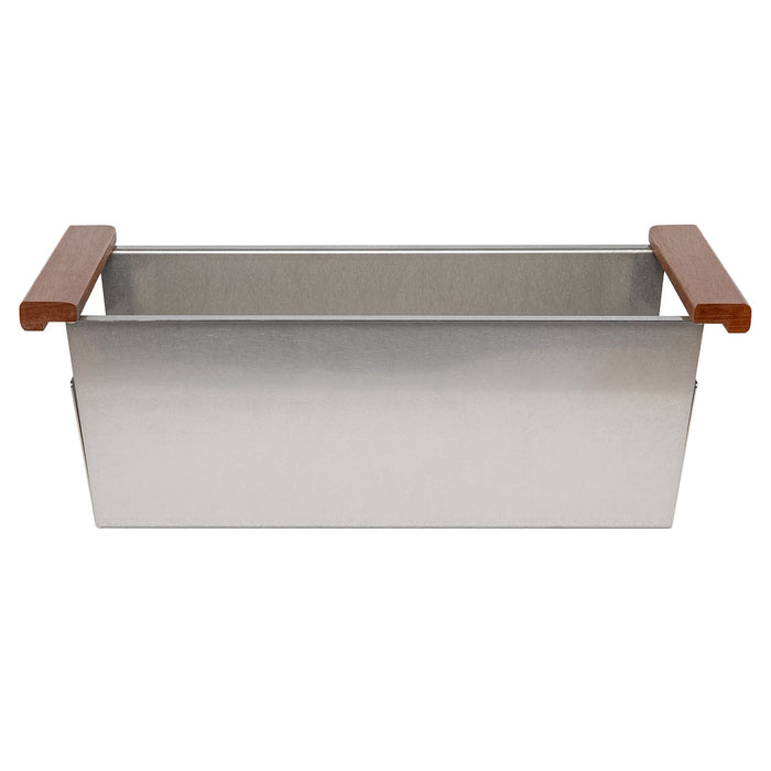 ZLINE 30 in. Garmisch Undermount Single Bowl DuraSnow® Stainless Steel Kitchen Sink with Bottom Grid and Accessories, SLS-30S