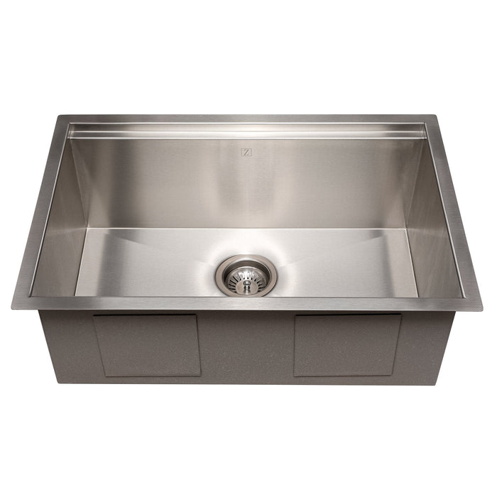 ZLINE 27 in. Garmisch Undermount Single Bowl Kitchen Sink with Bottom Grid and Accessories (SLS)