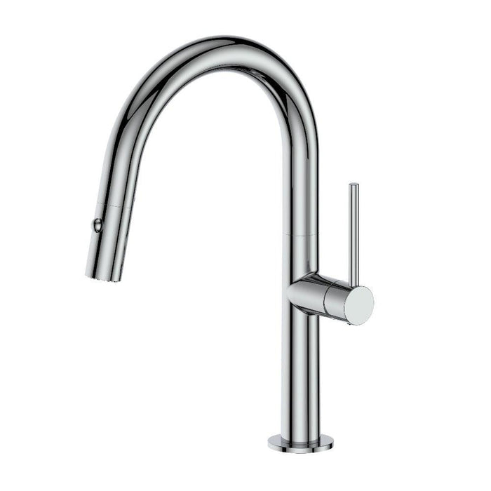 ZLINE Voltaire Pull Down Single Handle Kitchen Faucet in Chrome (VLT-KF-CH)