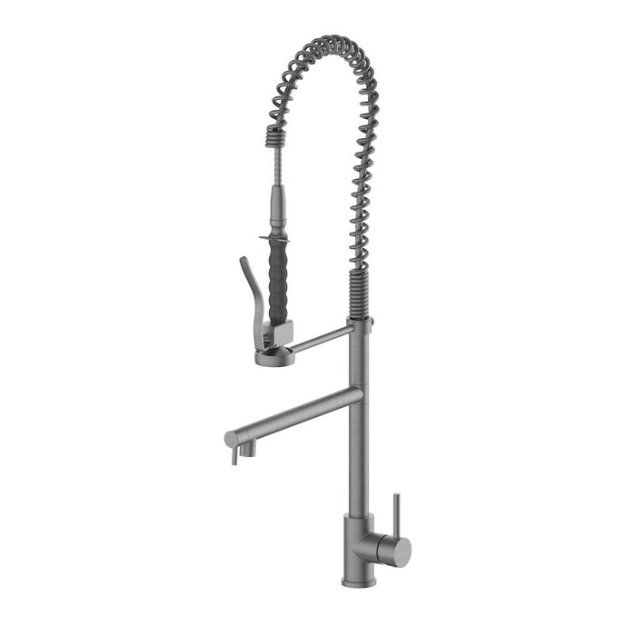 ZLINE Van Gogh Pull Down Spring Kitchen Faucet with Pot Filler in Gun Metal (VNG-KF-GM)