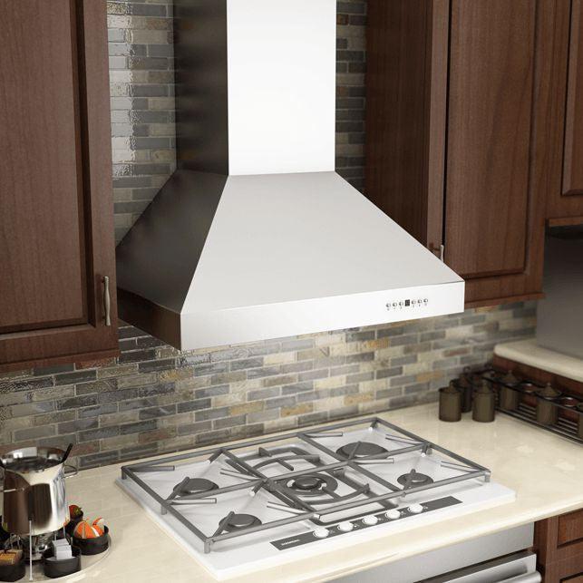 ZLINE Professional Convertible Vent Wall Mount Range Hood in Stainless Steel (697)