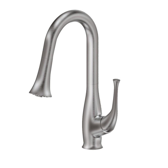 ZLINE Shakespeare Pull Down Single Handle Kitchen Faucet in Brushed Nickel (SHK-KF-BN)