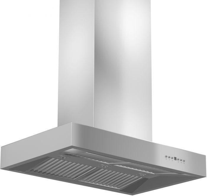 ZLINE 48 In. Ducted Outdoor Island Mount Range Hood in Stainless Steel, KECOMi-304-48