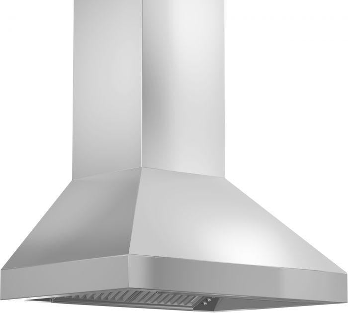 ZLINE 36 in. Remote Dual Blower Stainless Wall Range Hood, 597-RD-36