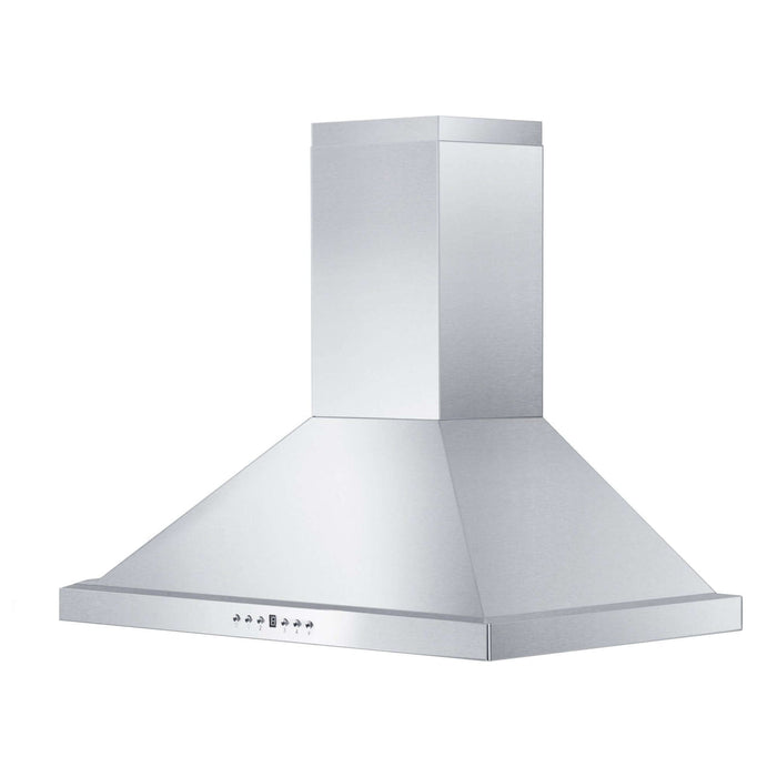 ZLINE 24" Convertible Wall Mount Range Hood in Stainless Steel with Charcoal Filters, KB-CF-24