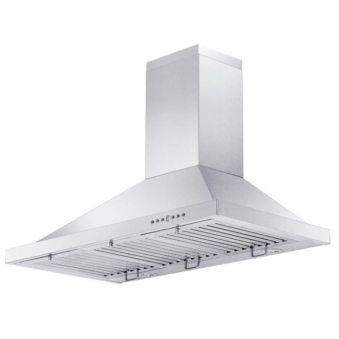 ZLINE 42 in. Convertible Vent Outdoor Approved Wall Mount Range Hood in Stainless Steel, KB-304-42