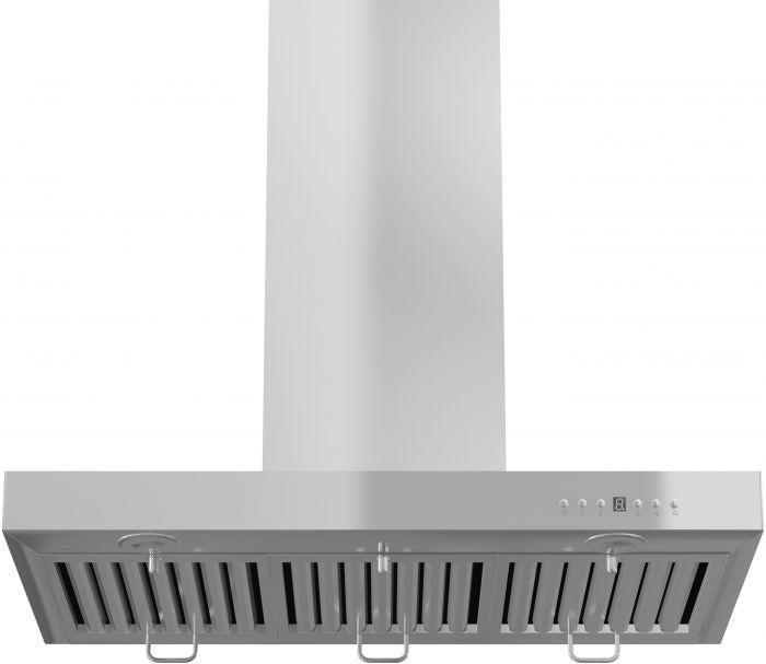 ZLINE 30 in. Convertible Vent Wall Mount Range Hood in Stainless Steel with Crown Molding, KECRN-30