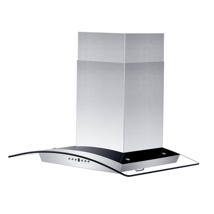 ZLINE Convertible Vent Wall Mount Range Hood in Stainless Steel and Glass (KZ) 36 inch