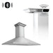 ZLINE Wall Mount Range Hood In Stainless Steel With Built-In CrownSound® Bluetooth Speakers (KL2CRN-BT) - Rustic Kitchen & Bath - ZLINE Kitchen and Bath