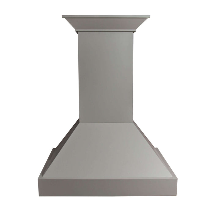 ZLINE Convertible Vent Wooden Wall Mount Range Hood in Gray (KBUU)