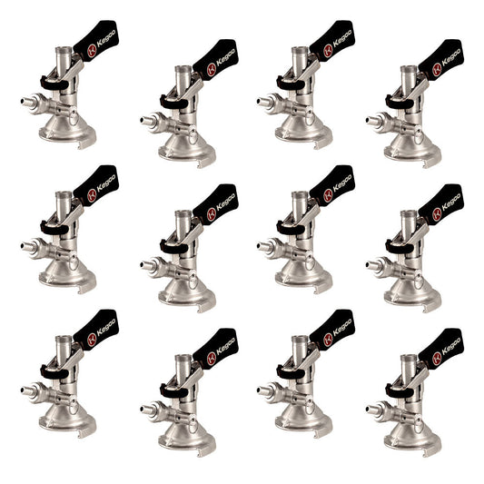 A System Keg Tap Coupler with Ergonomic Handle- Set of 12