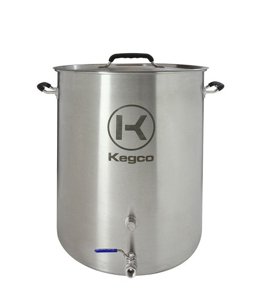 Brew Kettle - 20 Gallon - Plug & 2-Piece Ball Valve