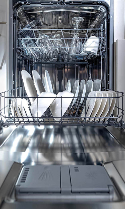 BREDA 24 in. ADA Compliant Dishwasher with Pocket Handle in Stainless Steel (LUDWA30155)