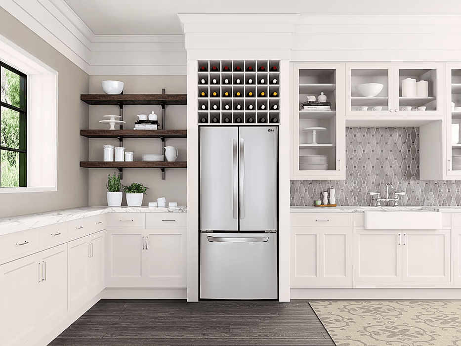 LG 30 Inch French Door Refrigerator in Stainless Steel 22 Cu. Ft. (LFC22770ST)